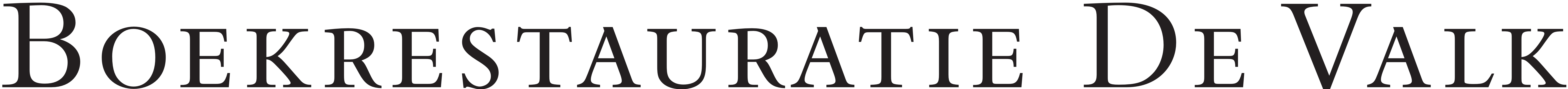Boekrestauratie De Valk logo